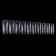 thumbnail image 3 of Soidarity BGVfive100pcs Uñas postizas de plástico francés Color sólido Media cubierta completa Uñas postizas Juegos de manicura transparente 7-13cm Soidarity MJ12850-03, 3 of 4