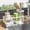 White, variant on Cisily Kitchen Item Sink Caddy Kitchen Organizer, Sponge Holder For Kitchen Sink, Drain On An Incline Kitchen Sink Organizer,Rust-Resistant Metal Black Sink Caddy,Sink Caddy With Brush Holder