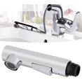 thumbnail image 2 of Jinsinto Faucet Replacement Sprayer Head Durable Kitchen Faucet Electroplate Sprayer Spout Kitchen Shower Sink Sink Sprayer Head Replacement Parts Accessory Kitchen Fauc, 2 of 5