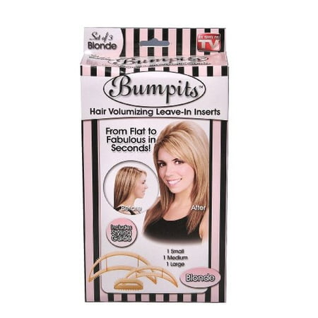 Bumpits 21430 Hair volumizing Leave-in Inserts, (Best Hair Products For Blonde Hair)