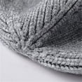 thumbnail image 3 of HESHENG Unisex Men Winter Windproof Knitted Wool Beanie Hat Ear Flap Ear Protector Cycling Ski Skull Cap- Gray, 3 of 5