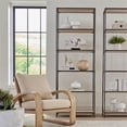 thumbnail image 2 of Uttermost Baldwin Contemporary Wood/Iron Etagere in White Wash/Black, 2 of 5