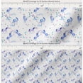 thumbnail image 2 of Soimoi White Cotton Cambric Fabric Unicorn & Rainbow Nature Printed Fabric 1 Yard 56 Inch Wide, 2 of 7