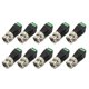 thumbnail image 1 of 10 Uds Conector BNC de Metal Macho con Conector de CC Terminal de Tornillo UTP Video Balun para CáMara de Vigilancia CCTV, 1 of 5