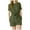 Green, variant on Kureaily Women Short Sleeve Suit Solid Pocket Casual Jumpsuit With Belt Work Casual Jumpsuit