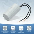 thumbnail image 4 of CBB60 60uF Capacitores de Funcionamiento, AC 450V 2 Cables 50/60Hz Cilindro 90x48mm, 1Conjunto, 4 of 5