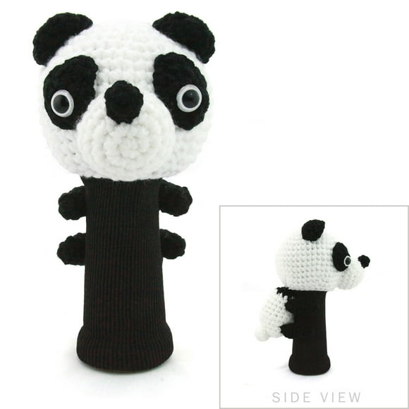 StitchHead Hand Stitched Yarn Animal Driver/Wood Head Cover - Panda