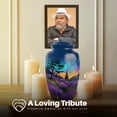 thumbnail image 5 of Yatskia Purple Lavender Grass with Tree Little Funeral Keepsake Urn for Ashes Adult Brother and Sister, Decorative Large Cremation Urns for Human Ashes Adult, (Classic 10 Inch and 3 Inch), 5 of 8