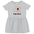 thumbnail image 3 of Inktastic 2nd Birthday Llama for Girl Girls Toddler Dress, 3 of 5