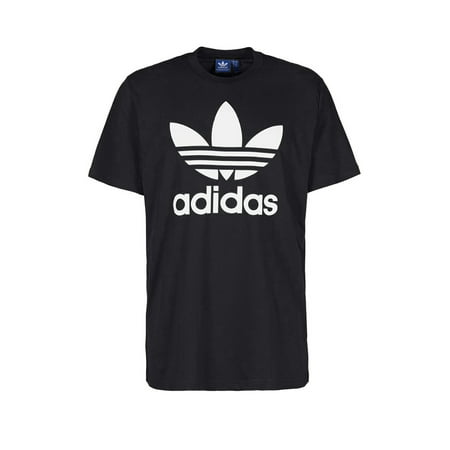 Adidas Men's Short-Sleeve Trefoil Logo Graphic T-Shirt Black L