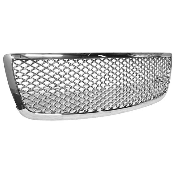 Ikon Motorsports Compatible with 09-11 Dodge Ram Chrome ABS Chrome Plated Mesh Front Hood Grille Z 2009 2010 2011