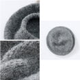 thumbnail image 3 of Boinas de cachemira, gorros de lana merino cálidos para mujer, gorro de punto de moda para invierno, 3 of 5