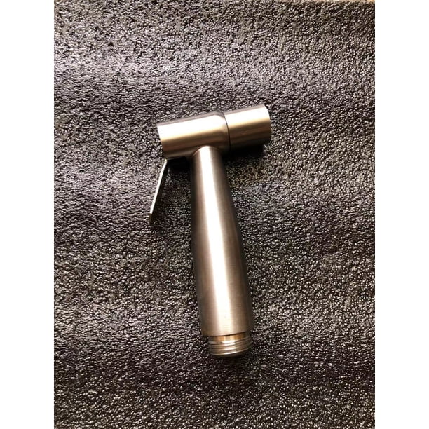 Válvula angular de doble propósito de una entrada y dos salidas de acero inoxidable cepillado Válvula angular de doble apertura de acero inoxidable Accesorio para inodoro con núcleo de cobre Válvula