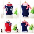 thumbnail image 4 of YUEHAO Dog Sweaters for Small Dogs Navy Pet Dog Cat Sweater Turtleneck Knitted Dog Sweater - Classic Cable Knit Dog Jumper Coat, Warm Pet Winter Clothes Small Dog Sweater (Blue, M), 4 of 8