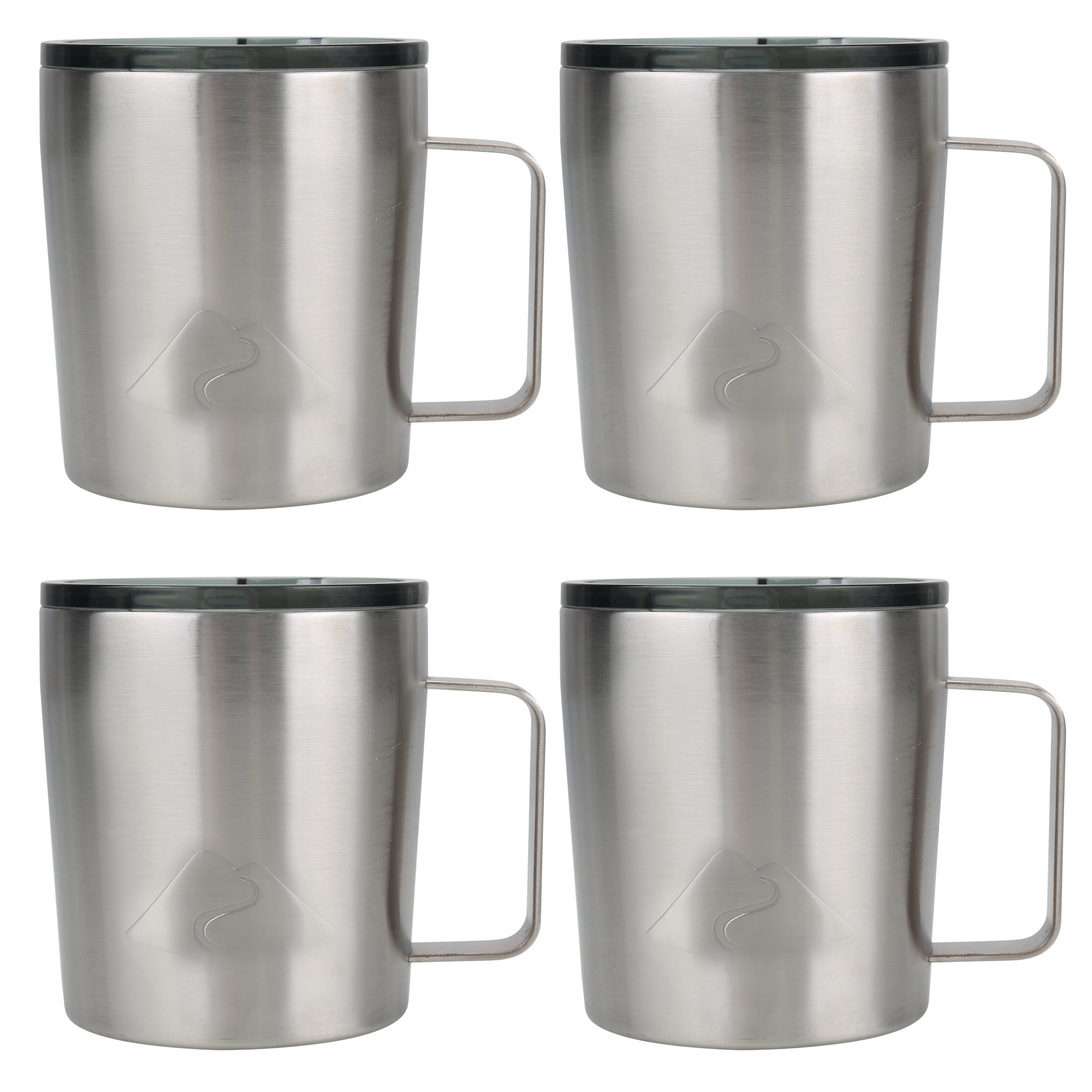 Ozark Trail 12 Ounce Stainless Steel Coffee Mug 4 pack