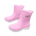thumbnail image 2 of FRSASU Women’s Rain Boots Waterproof Ankle Rain Boots Slip On Non Slip Lightweight Easy Clean Short Rain Booties Pink, 2 of 8