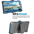 thumbnail image 5 of Shockproof Cases for Samsung Galaxy S23 FE, [Buit-in Screen Protector] Combo Holster Belt Clip [Heavy Duty] [Kickstand] Full-Body Rugged Holster Case -Blue, 5 of 8