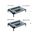 thumbnail image 3 of Elevated Pet Bed With Pillow Chew Resistant Design Breathable Net Washable Covers Dog Cot Hammock Indoor and Outdoor Use, 3 of 8
