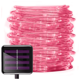 thumbnail image 1 of 1PCS Cadena de luz de tubo solar-12m 100 luces [Ocho funciones solares] Rosa MFZFUKR CPB-US-DYP760-1, 1 of 5