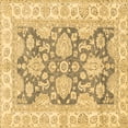 thumbnail image 1 of Ahgly Company Indoor Square Oriental Brown Traditional Area Rugs, 3' Square, 1 of 4