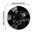 thumbnail image 3 of Halloween Pumpkin 3D Spiral Optical Illusion Round Rug Non Checkerboard Vortex Doormat Front Door Porch Decor, 3 of 7