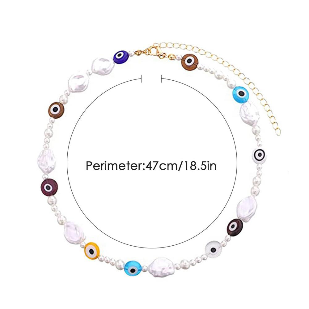 3Pcs Summer Customized Jewelry Handmade Necklace Pearl Polymer For Women Soft Pottery Necklaces