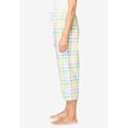 thumbnail image 3 of Dreams & Co. Plus Size Woven Sleep Capri Pant, 3 of 6