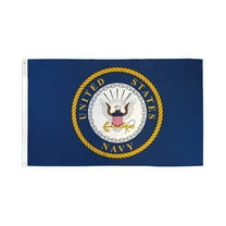 Navy (Emblem) Flag 3x5ft Poly