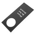 thumbnail image 1 of WHAMVOX Double Sided Door Knob Sign Black For Hotel Rooms 1Pcs, 1 of 5