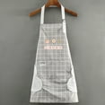 thumbnail image 6 of Grofry Waterproof Adjustable Apron Different Styles Easy to Wear Cute Cooking Apron for Kids Pink, 6 of 8