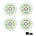 thumbnail image 1 of 4PCS Flash Inline Skate Wheels 90A LED Lighting Skating Wheels 80 76 72 68, 1 of 4