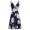 thumbnail image 3 of IROINNID A-Line Dress For Women Casual Print Sleeveless Sling Dress V-Neck Knee-Length Dress, 3 of 6