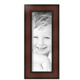 thumbnail image 2 of ArtToFrames 5" x 14" Honors Mahogany Picture Frame, 5x14 inch Brown Wood Poster Frame (WOM-5155), 2 of 7