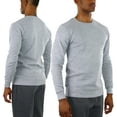thumbnail image 2 of ToBeInStyle Men's Medium Weight Long Sleeve Waffle Knit Classic Thermal Shirt, 2 of 7