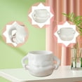 Creative Pinch Belly Ceramic Coffee Mug Water Cup Gift - White Cute Cup ...
