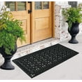 thumbnail image 6 of A1HC 34lb Heavy Duty Rubber Doormat 36"x72" - Won't Blow Away, Outdoor Front Door Mat, Mud Dirt Scraper, Non-Slip Drainage Mat for Entryway Patio Garage, 6 of 7