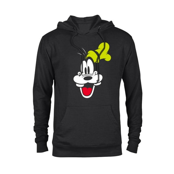 Disney Goofy Big Face - Pullover Hoodie for Adults -Customized-Black