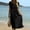 Black, variant on 100%Cotton Summer Dresses for Women Fashion Boho Hollow Out Trim Short Sleeve Maxi Dress Comfy Breathable A Line Long Dresses