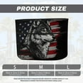 thumbnail image 6 of Yuyamidu Wolf Propane Tank Cover American Flag RV Propane Tank Cover for Travel Trailer, Double 40lb RV Trailer Camper Gas Protection, 4th of July, 6 of 8