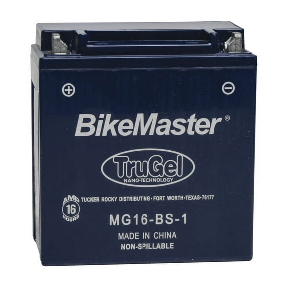 BikeMaster TruGel Battery MG16-BS-1 for Suzuki LT-A500F QuadMaster 2000-2001