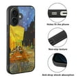 thumbnail image 2 of WIRESTER Shockproof Soft Rubber Cover Case for Apple iPhone 16 Plus 6.7" 2024, Cafe Terrace At Night Van Gogh, 2 of 5