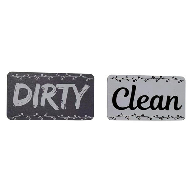 Dishwasher Clean Dirty Sign Indicator Fashion Universal Double