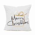 thumbnail image 1 of destyer Christmas Snowflake Letter Tree Pattern Christmas letter pillowcase Christmas Soft Home Car Office Square Pillowcase Cover Case Pillowslip 45x45cm, 1 of 5
