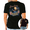 Black-1, variant on White Summer Vibes Graphic Tee Retro Distressed Colorful Palm Tree Tropical Beach Vacation Casual Short Sleeve Top S-5XL