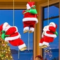 thumbnail image 4 of COSTYLE Electric Climbing Santa Claus On Rope Ladder Christmas Hanging Ornaments Gift, 4 of 5