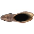 thumbnail image 4 of Bota ROPER Riley Bordada Punta Snip Media Caña Marrón, 4 of 5