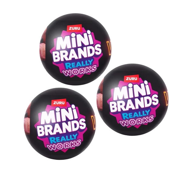 Paquete 3 Mini Brands Vinyl Serie 1.