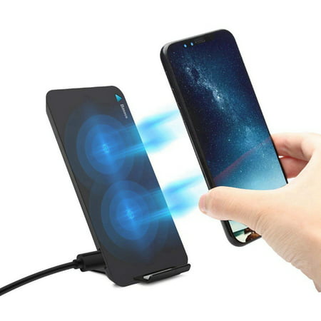 Qi Wireless Charger for Apple iPhone X 8 8 Plus Samsung S8 S9 S9 Plus S7 Edge S7 S6 Edge Note 8 Fast Wireless Charger Docking Dock