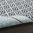 thumbnail image 6 of Nourison Darien Modern Moroccan Aqua 2'3" x 3'9" Accent Rug, (2' x 4'), 6 of 7