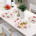 thumbnail image 6 of GZHJMY Christmas Truck Round Placemats Set of 1, Non-Slip PVC Table Mats Washable Heat Resistant Place Mats for Kitchen Dining Table Christmas Home Decor, 15.4 Inch Table Mat, 6 of 7